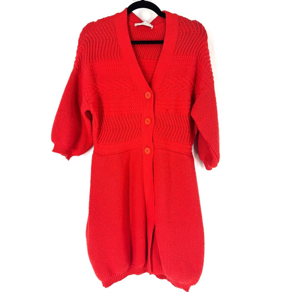 Red Stella McCartney knit Cardigan Dress, 40